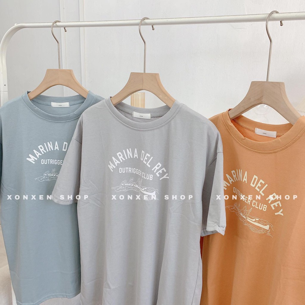 ÁO THUN NỮ XONXEN SHOP phom rộng in chữ  dễ thương chất cotton dày dặn freesize mã 708
