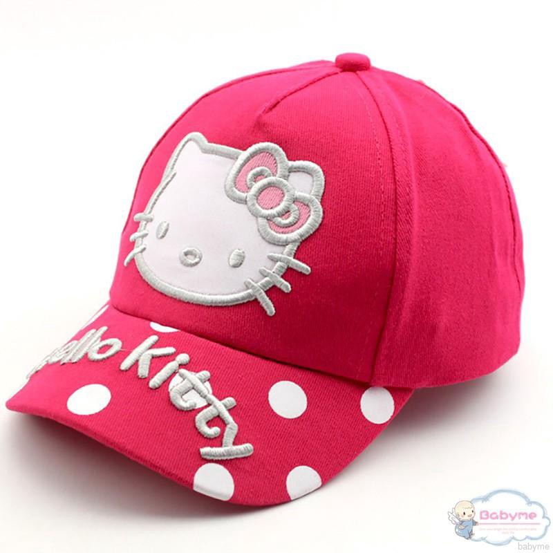 Mũ lưỡi trai hình mèo Hello Kitty cho bé