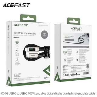 Cáp ACEFAST Type C to Type C 100W (2m) - C6-03