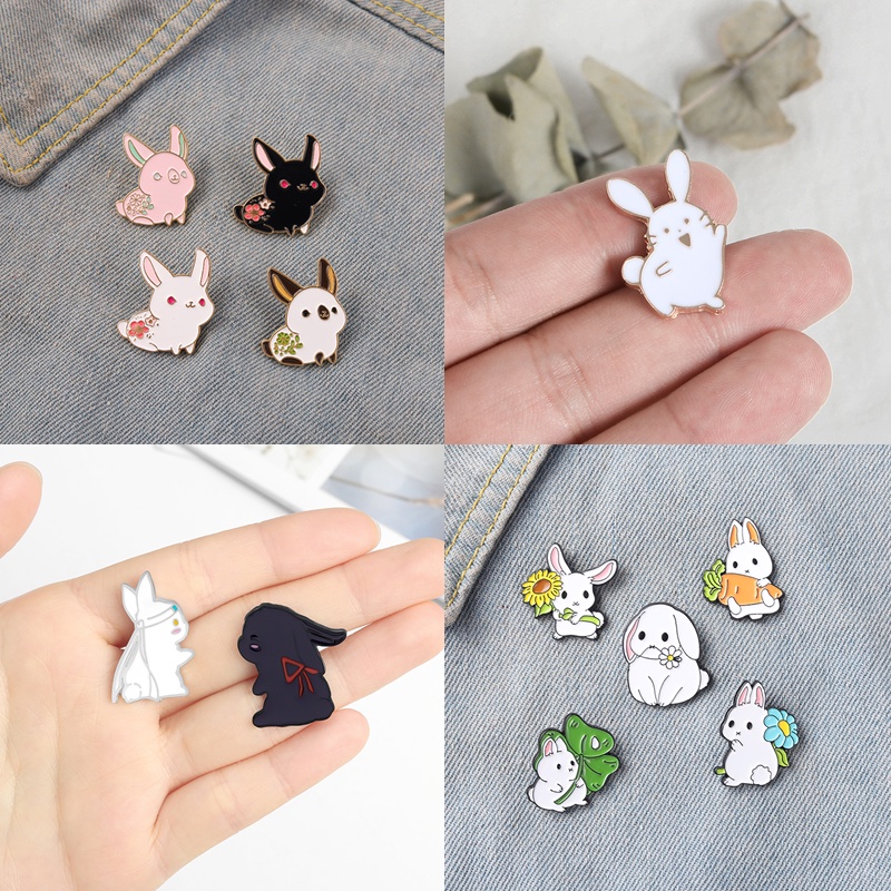 Huy Hiệu Cài Áo Hình Động Vật Đáng Yêu