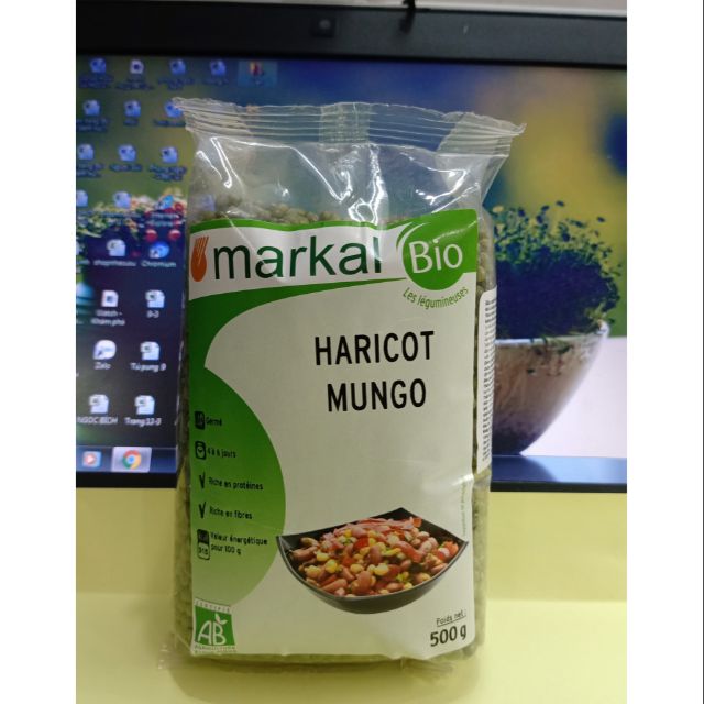 Đậu xanh hữu cơ Markal 500g