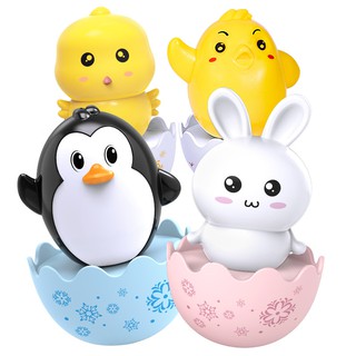 Đồ chơi trẻ em Thú lật đật cute chất liệu nhựa ABS an toàn cho bé