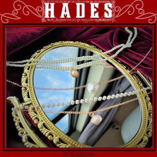 Vòng cổ dáng dài phụ kiện trang sức nữ - Dây chuyền ngọc trai nhân tạo - choker necklace jewelry Hades.js