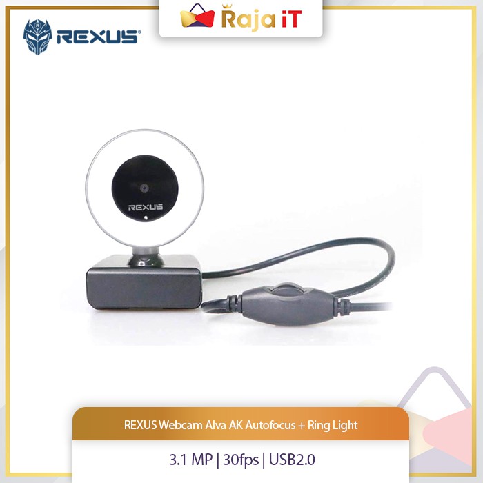 Bộ Webcam tự động lấy nét kèm vòng đèn | BigBuy360 - bigbuy360.vn