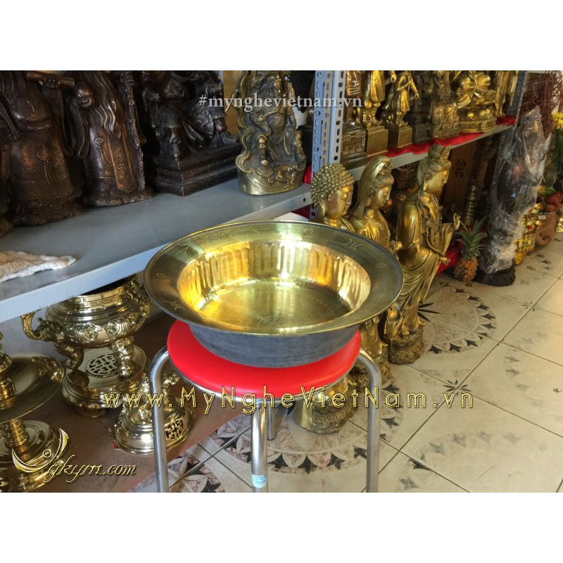 Chậu đồng ngâm chân rửa mặt và dùng trong phong thủy