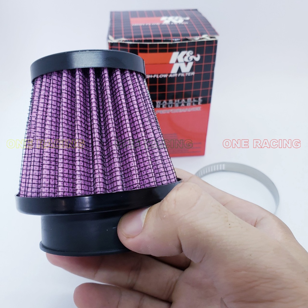 Lọc gió trụ KN bánh ú nấm Kèm 2 co cao su gắn các dòng xe hiện nay
