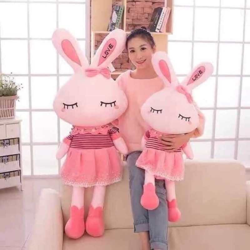 Gấu Bông Thỏ Váy Ren Siêu Xinh Siêu Dễ Thương