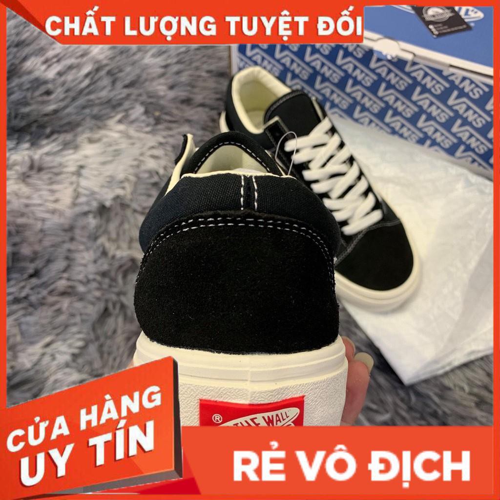 Giày thể thao Vans  Old Skool Black Đẹp và Chất mã V5  freeship fullbox tặng dây phụ