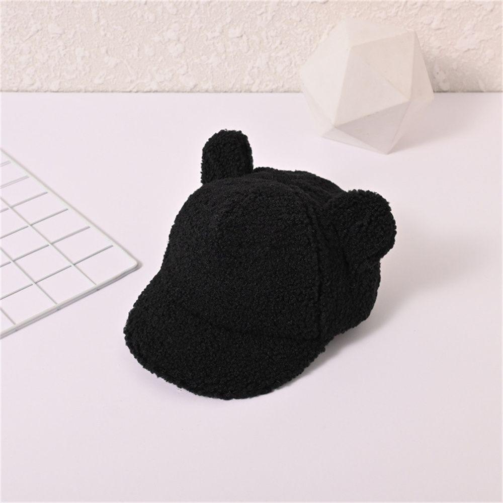 Mũ Lưỡi Trai Chất Liệu Mềm Mại Màu Trơn Thời Trang Cho Bé Từ 2-9 Tuổi