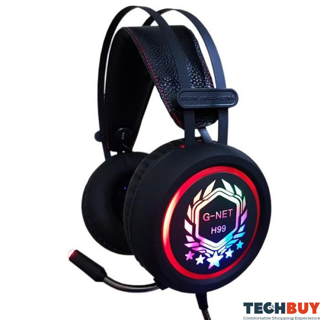 Tai nghe Gaming G-Net H99 Led nhiều màu I Head phone GNET H99 RGB LED I Gnet H99 7.1 Gaming Headset