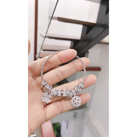 Vòng tay rắn bạc chuẩn nhiều mẫu tự chọn