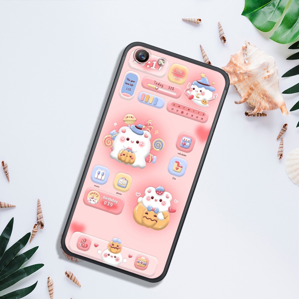 ỐP LƯNG OPPO F1 - F1S - F1 PLUS - F3 - F3 PLUS, IN HÌNH GẤU NÂU CHOCOLATE ĐÁNG YÊU.