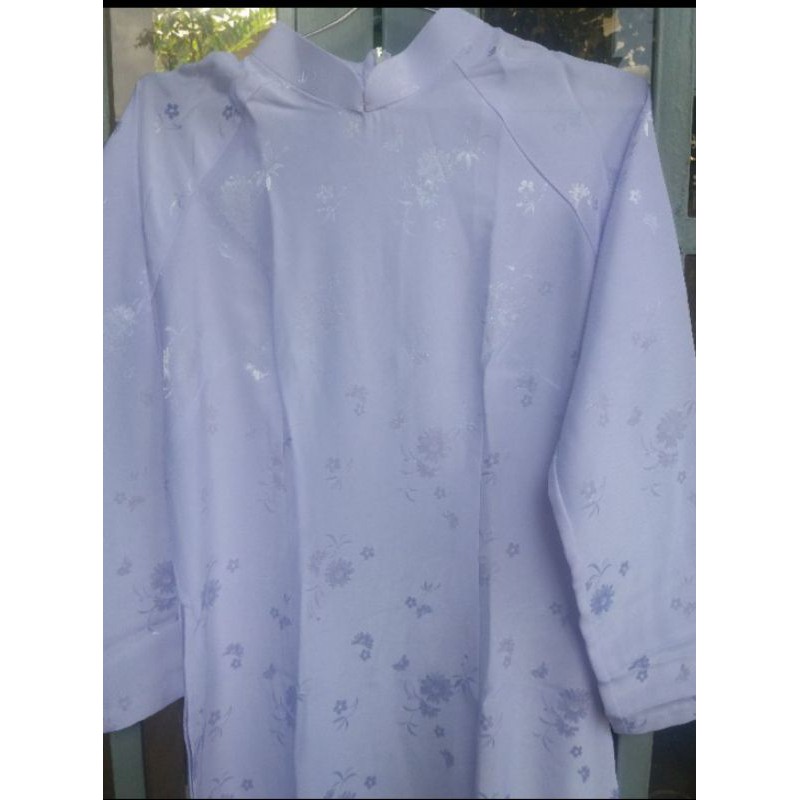 ÁO DÀI GẤM NỮ SINH CAO CẤP KÈM QUẦN