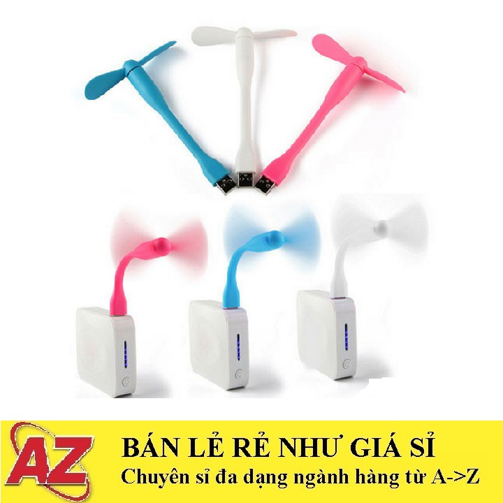 Bảng giá Bán Sỉ - Quạt Mini 2 Cánh Rời Siêu Mát Cổng Usb Phong Vũ