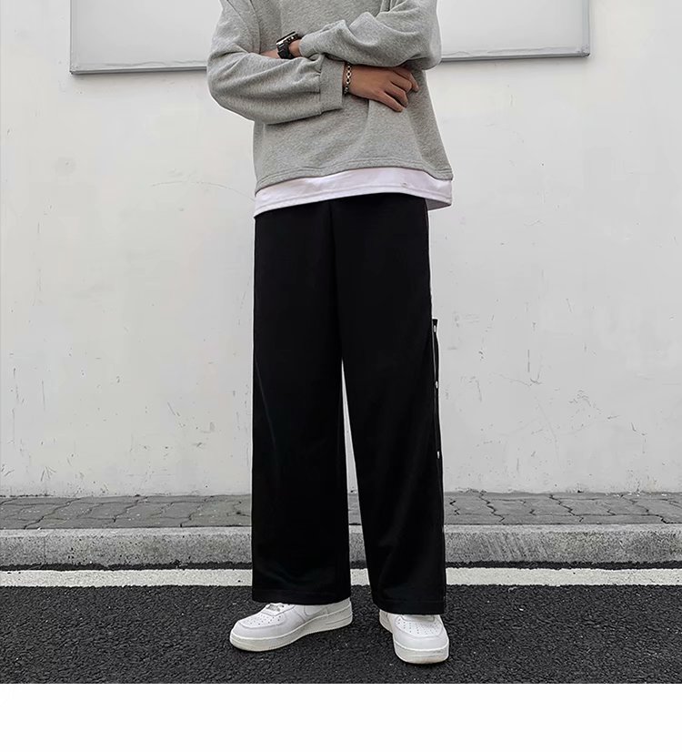 Quần chạy bộ Ống Rộng Thời Trang Đường Phố Hàn Quốc / size M-3XL / Phong Cách Nhật Bản Cho Nam