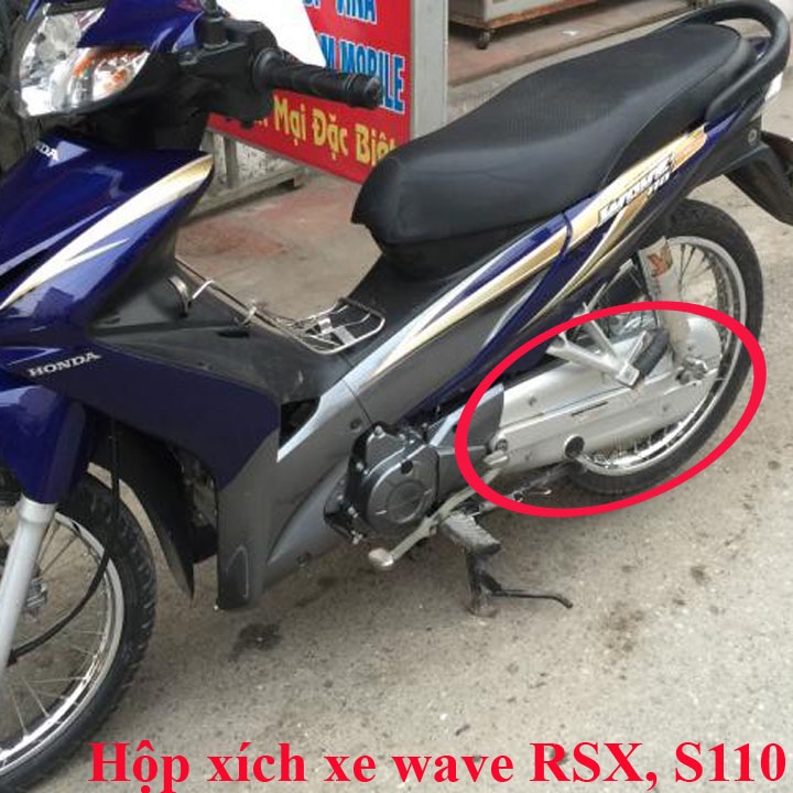 Hộp xích - Bọc sên gắn cho xe Wave RSX - S110 và Wave Anpha 110 đời 2017 đến 2019 - SPS-DG