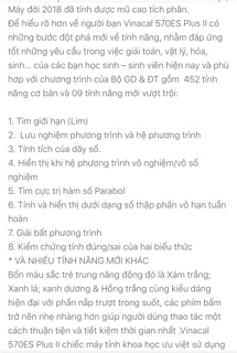 Máy tính vinacal bản 2018 ❌🔥