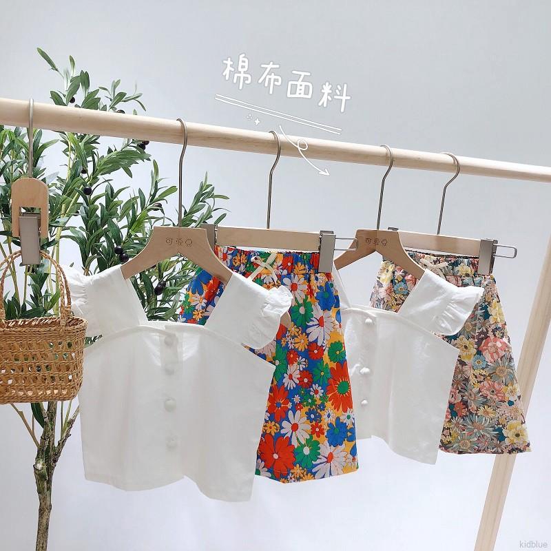 Set Áo Cánh Tiên Và Quần Short Phong Cách Hàn Quốc Xinh Xắn Dành Cho Bé Gái