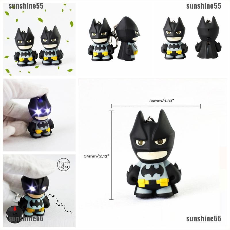 Móc Khóa Batman Có Đèn Led Và Âm Thanh