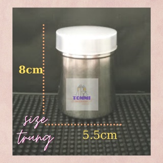 Lọ Rắc Bột Trang Trí Inox Hàng Xịn - Dụng Cụ Pha Chế