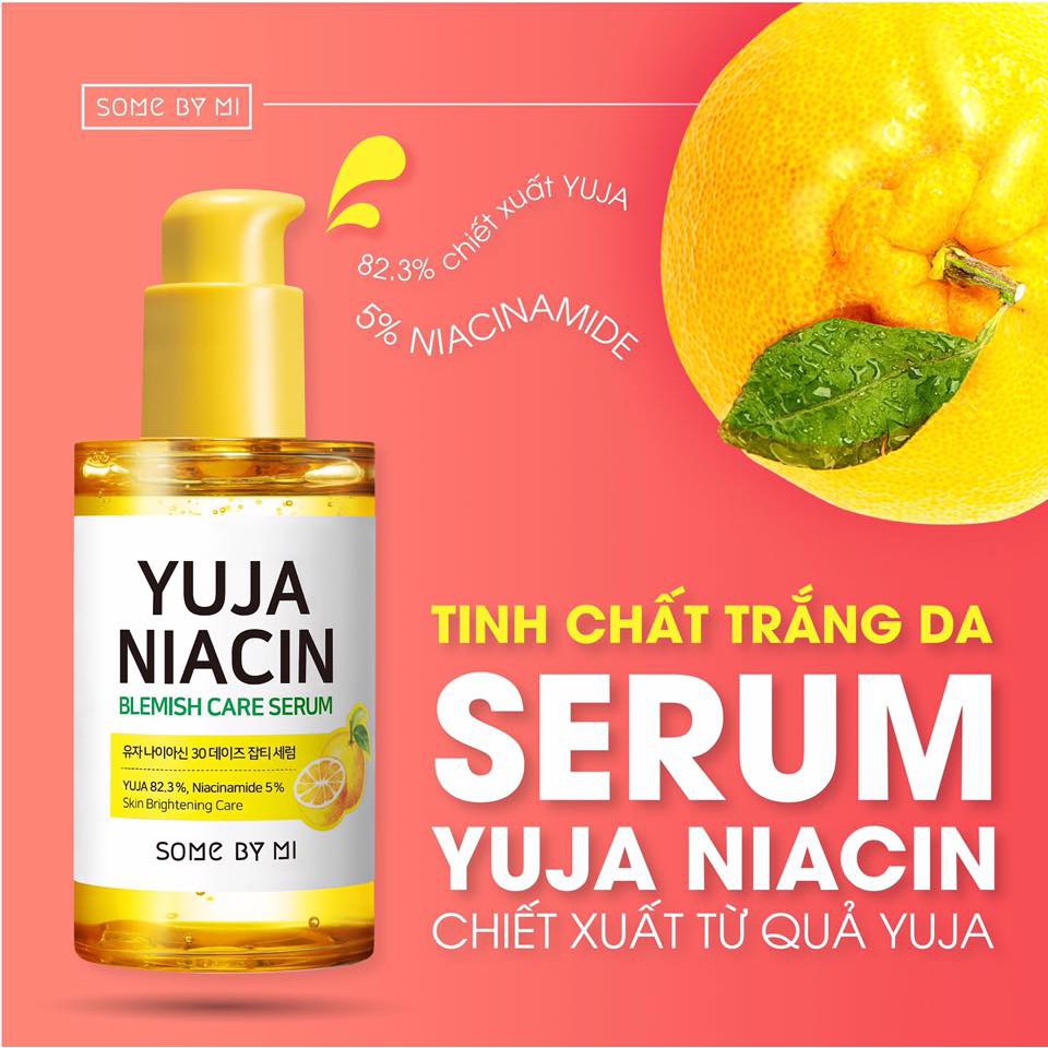 Combo 2 Sản Phẩm Dưỡng Ẩm, Trắng Da Chiết Xuất Quả Thanh Yên Some By Mi Yuja Niacin 30 Days (Toner 150ml + Serum 50ml)