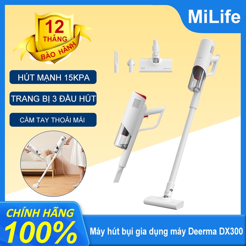 [Mã ELHAMS5 giảm 6% đơn 300K] Máy hút bụi gia dụng máy hút bụi gia đình Deerma DX300