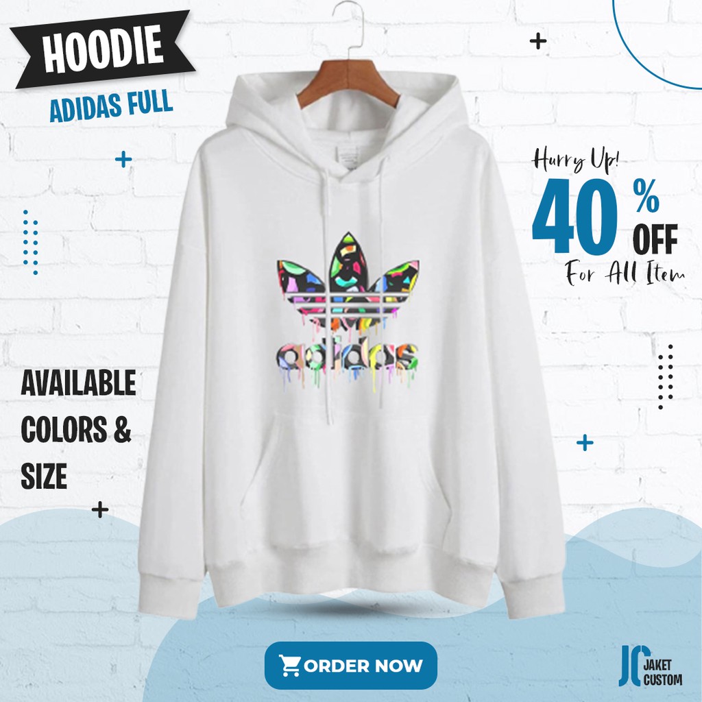 Áo Khoác Hoodie Adidas Vải Lông Cừu Chất Lượng Cao Cho Nam Và Nữ Có Size M L XL XXL Premium Distro Hodie