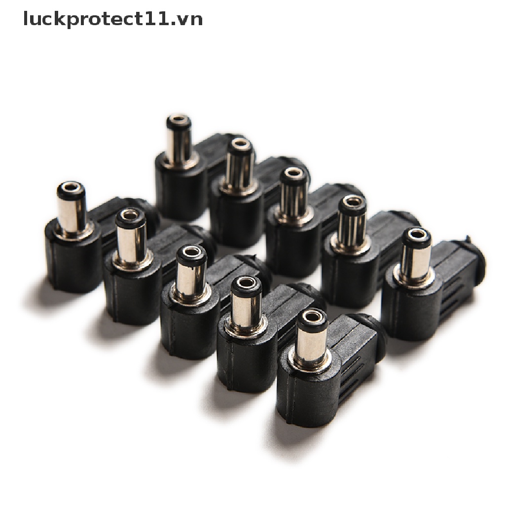 3c &amp; NEW * 10 Đầu Nối Hàn Góc Phải 2.1x5.5mm 2.1mm DC