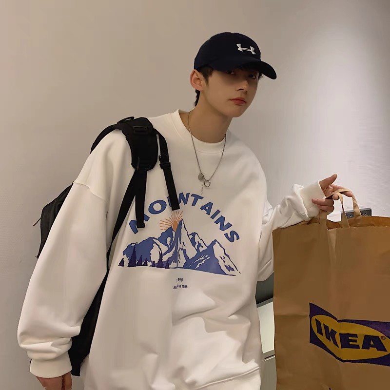 Áo sweater nỉ nam nữ unisex form rộng dài tay chất dày đẹp không bai SWE01