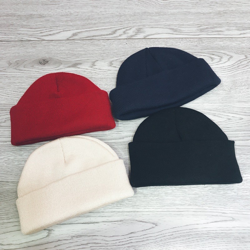 Mũ len beanie siêu hot mẫu len dày unisex