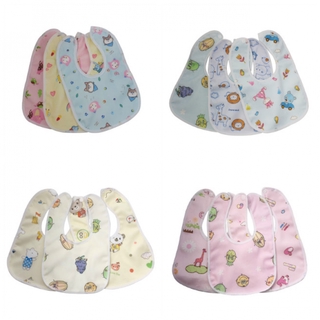 Yếm ăn chống thấm in hình dễ thương cho bé
