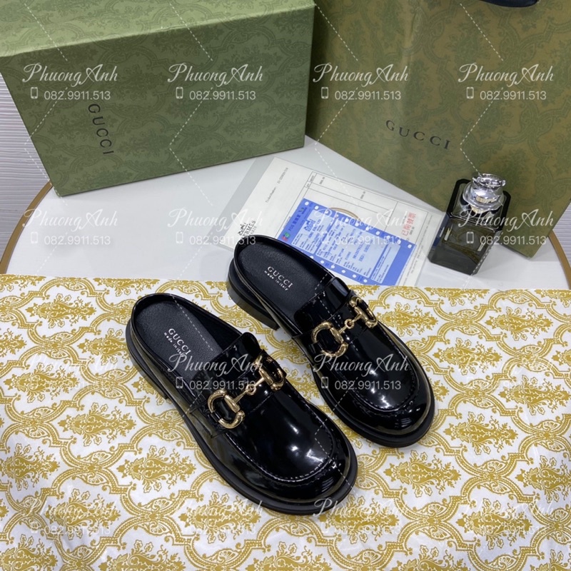 Sục Gucci Đen Bóng