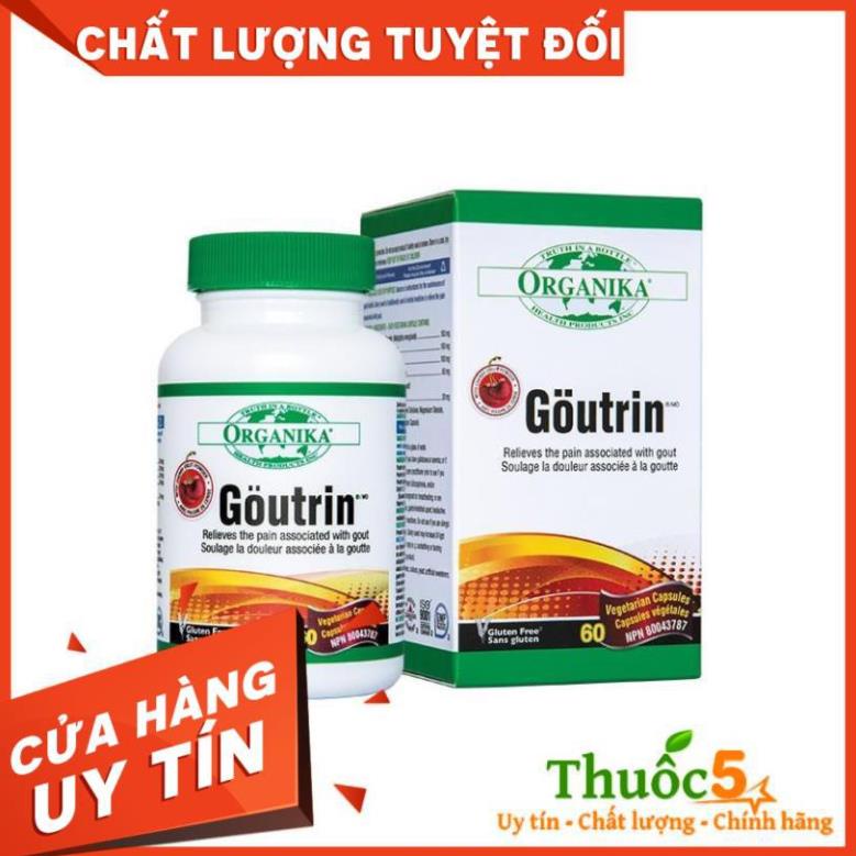 GOUTRIN ORGANIKA Viên uống  giảm đau nhức, giảm gout hiệu quả hộp 60 viên