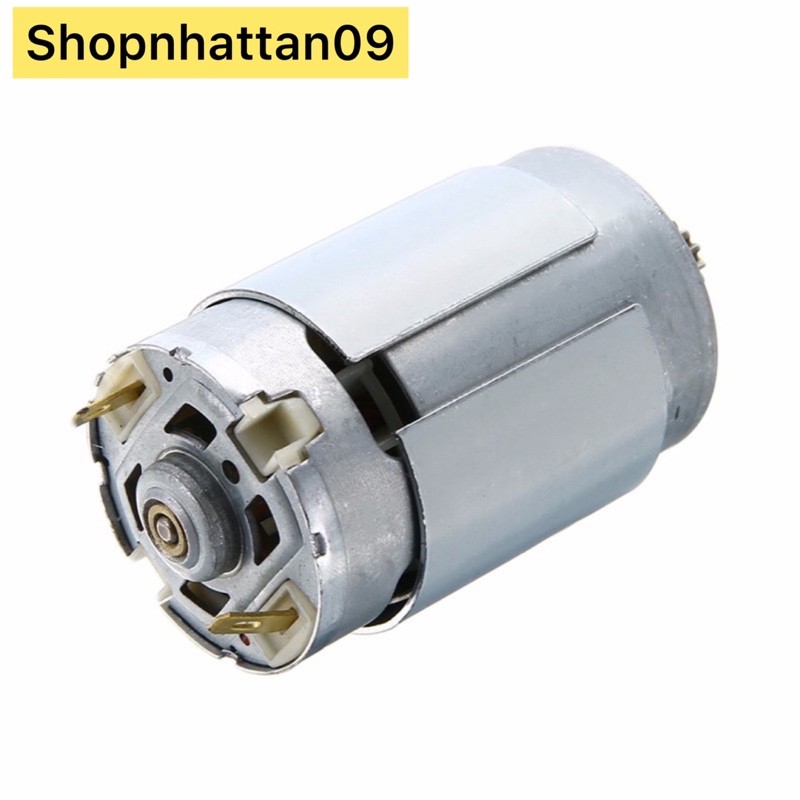 Motor 550 công suất cao có sẵn bánh răng chuyên cho máy pin 12V