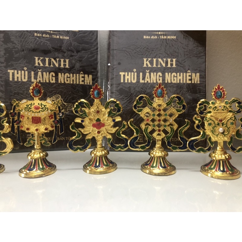 BÁT BẢO CÁT TƯỜNG - BỘ TÁM PHÁP BÁU NHÀ PHẬT