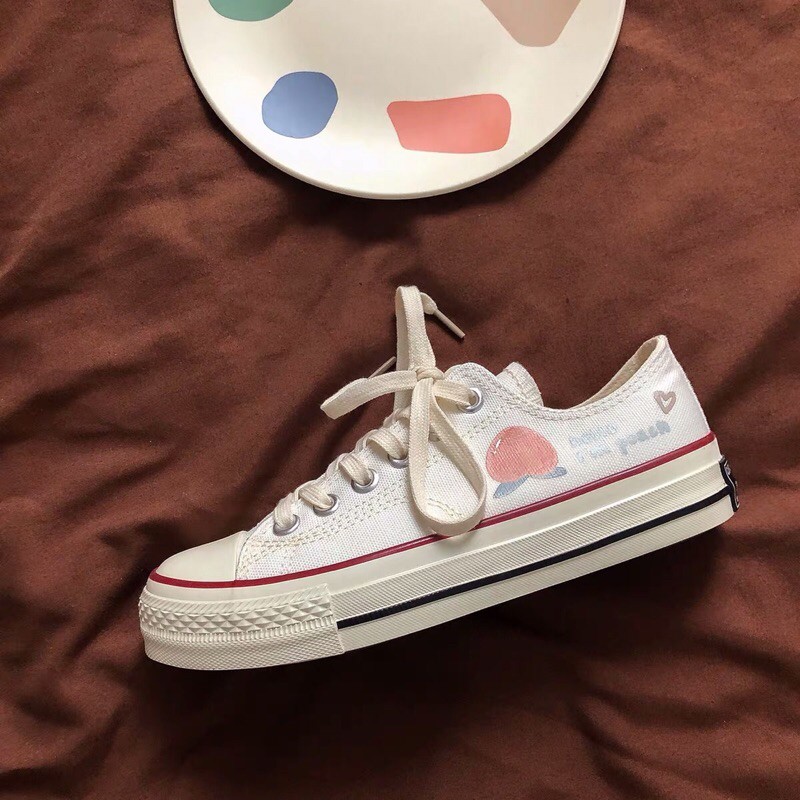 [ORDER] GIÀY ULZZANG QUẢ ĐÀO CỔ THẤP TONE TRẮNG HỒNG XINH | BigBuy360 - bigbuy360.vn