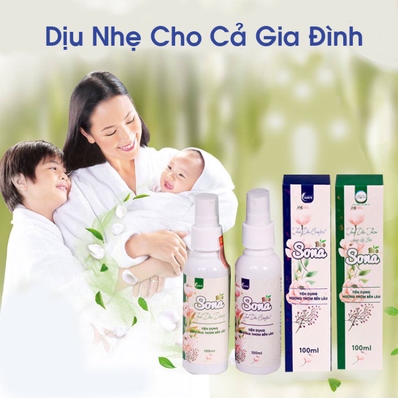 NƯỚC XẢ VẢI KHÔ 100ml SONA