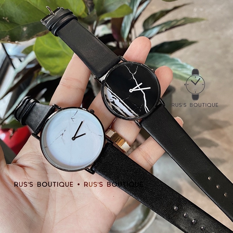 Đồng Hồ Nam Nữ Dây Da Marble Vân Đá Thời Trang, Năng Động | BigBuy360 - bigbuy360.vn