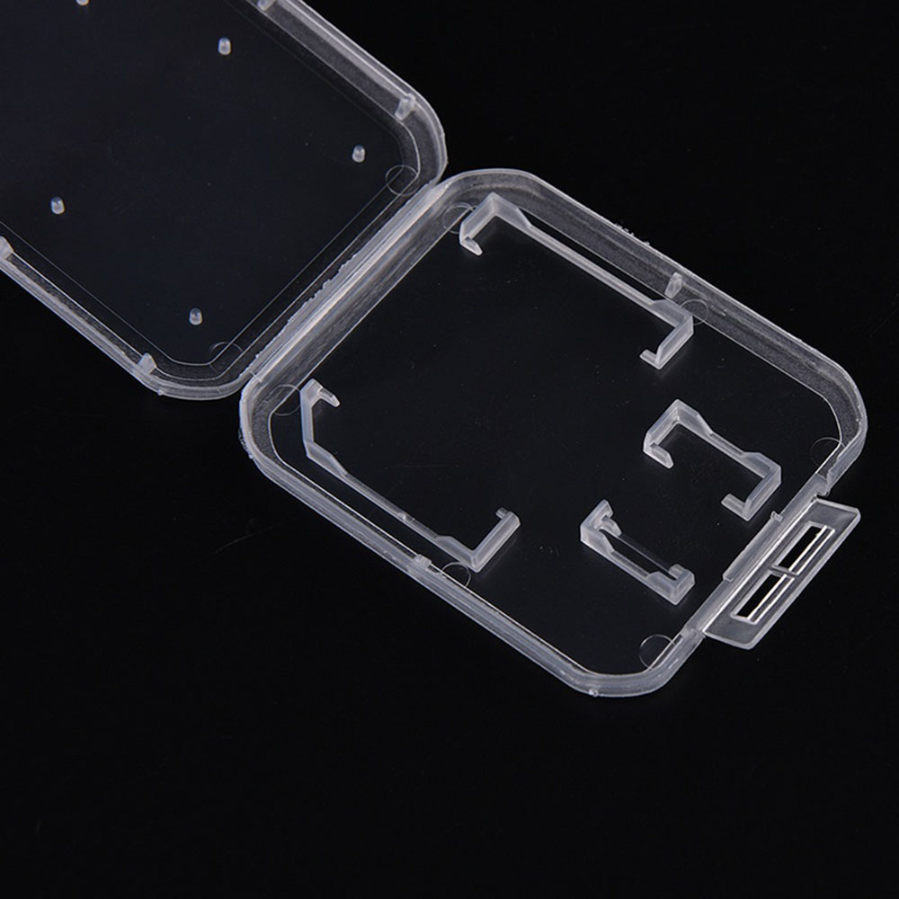 Set 10 Vỏ Đựng Thẻ Nhớ Bằng Nhựa Trong Suốt Nhỏ Gọn Tiện Dụng Ốp | BigBuy360 - bigbuy360.vn