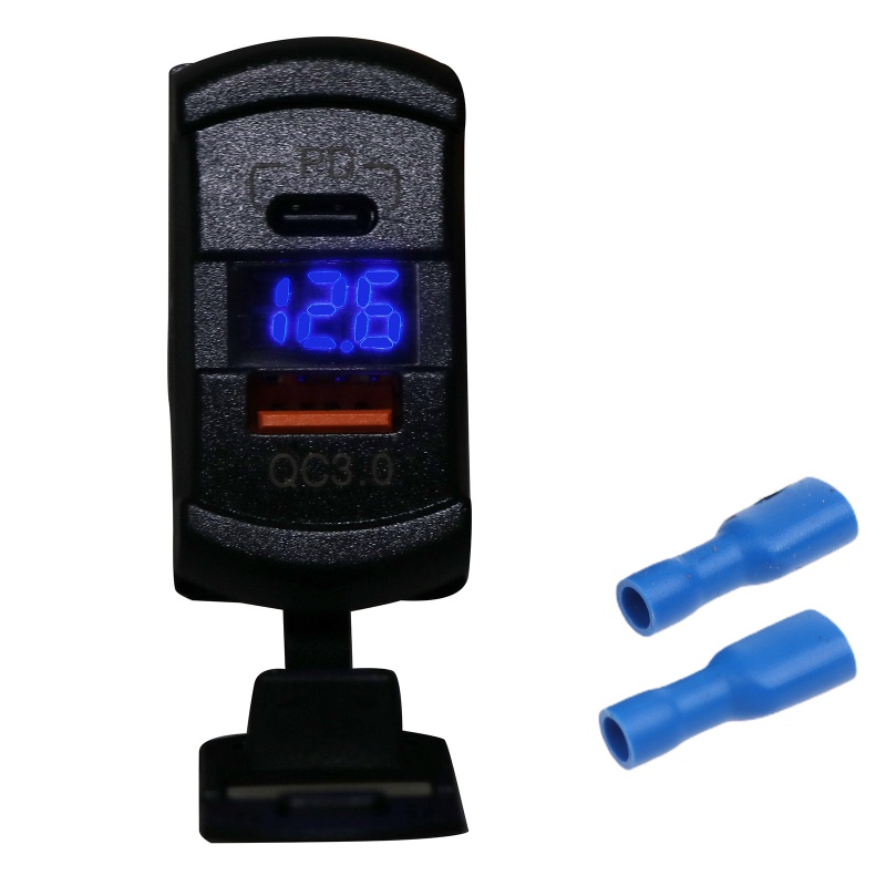 Bộ Sạc Nhanh 45W Type C PD 18W QC3 0 Chuyên Dụng Cho Xe Tải / Máy Tính Bảng