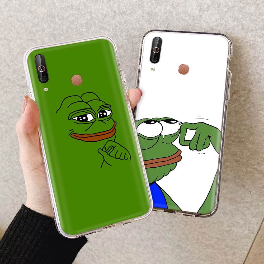 Ốp Điện Thoại Dẻo Trong Suốt Họa Tiết Chú Ếch Pepe Meme Dễ Thương Cho Xiaomi Poco X3 Nfc Mi A1 A3 Lite 2 3 Max Pro Mix 216gt