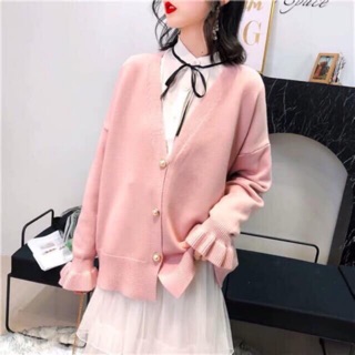 Áo len cardigan nữ bánh bèo