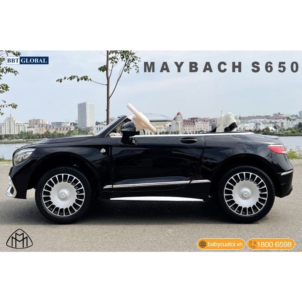 Xe ô tô điện trẻ em cao cấp BBT Global Mer cedes M A YB A C H S650