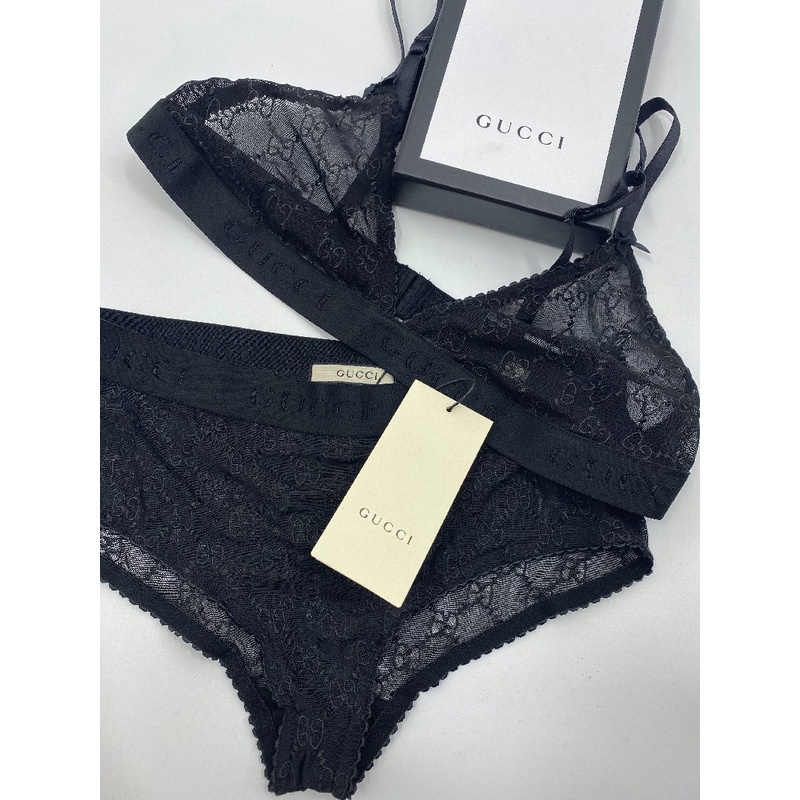 Gg Bộ Đồ Lót Vải Tuyn Không Hộp