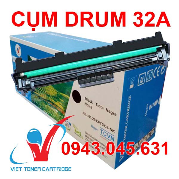 Cụm Drum 32A - Trống 30A (Có chip) - HP Pro M203DN/DW, M227SDN/FDN/FDW - Canon LBP 160DN,161DN,162DW - Cartridge CF232A