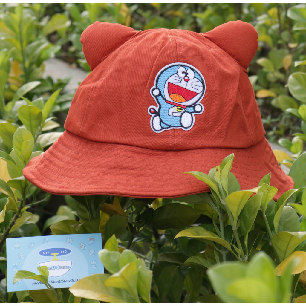 Mũ bucket trẻ em tai thỏ hình DORAEMON DOREMON dễ thương cute MON0182
