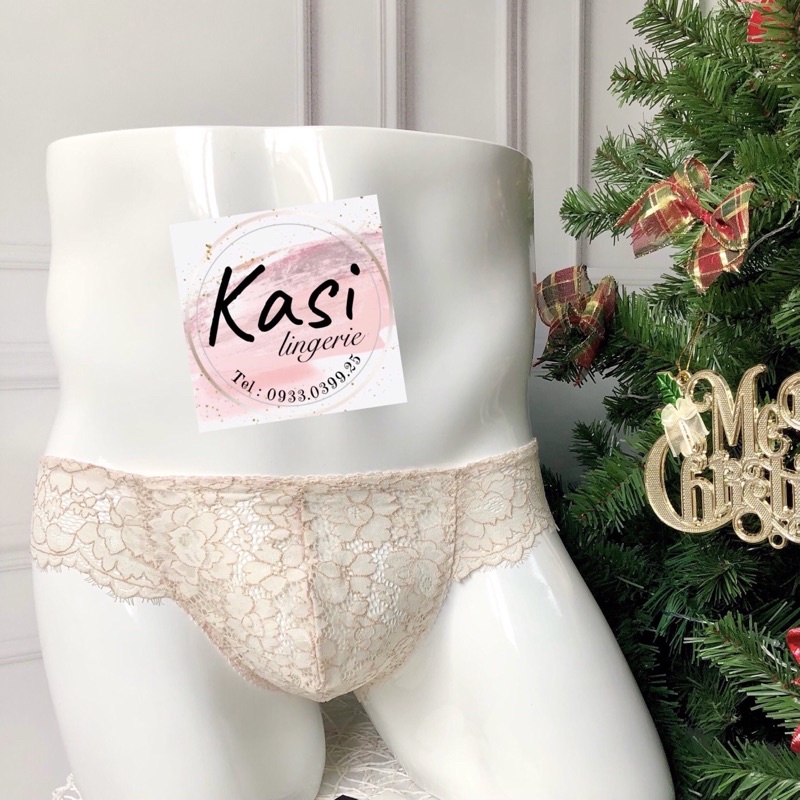 Quần lót cho nam thiết kế ren nude sang trọng