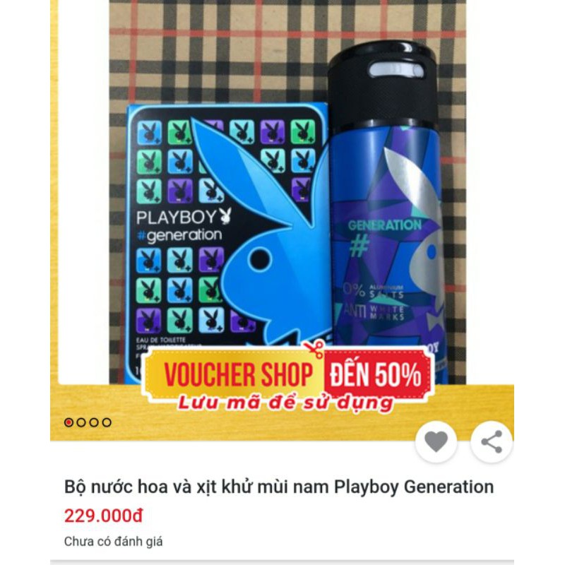 Nước hoa toàn thân_ khử mùi Playboy 150ml. Hàng Mỹ | Thế Giới Skin Care