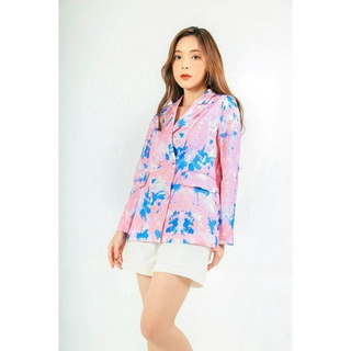 Áo blazer họa tiết CCHAT