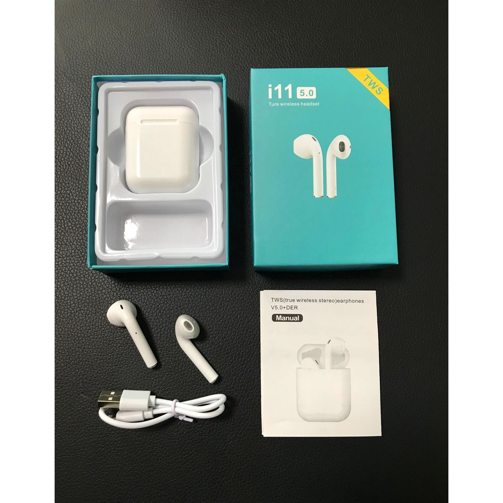 Airpods i11 V5.0 Phiên Bản Mới Nhất( kết nối cả IOS và Android, oppo, vivo...)